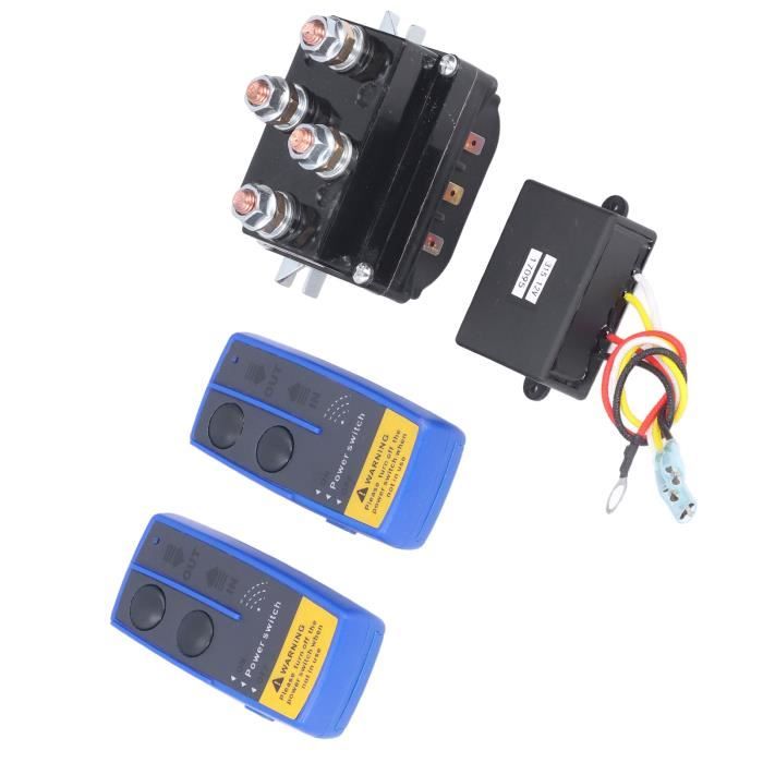 Relais de Treuil, Contacteur de Relais de Solénoïde de Treuil en Acier Allié 12V 250A pour AUT