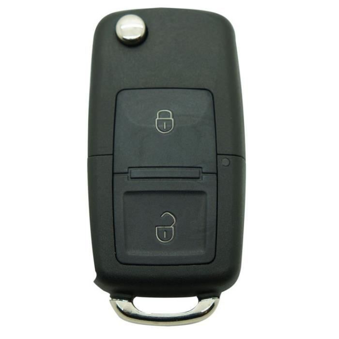 Coque de clé + lame compatible Volkswagen 2 boutons
