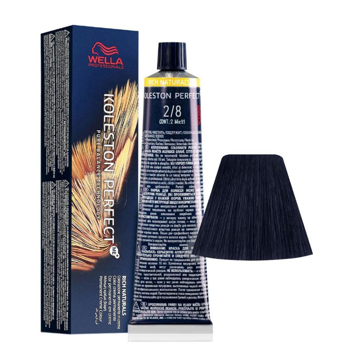 2-8 Noir Bleu Wella Koleston perfect Me+ Rich Naturals 60ml