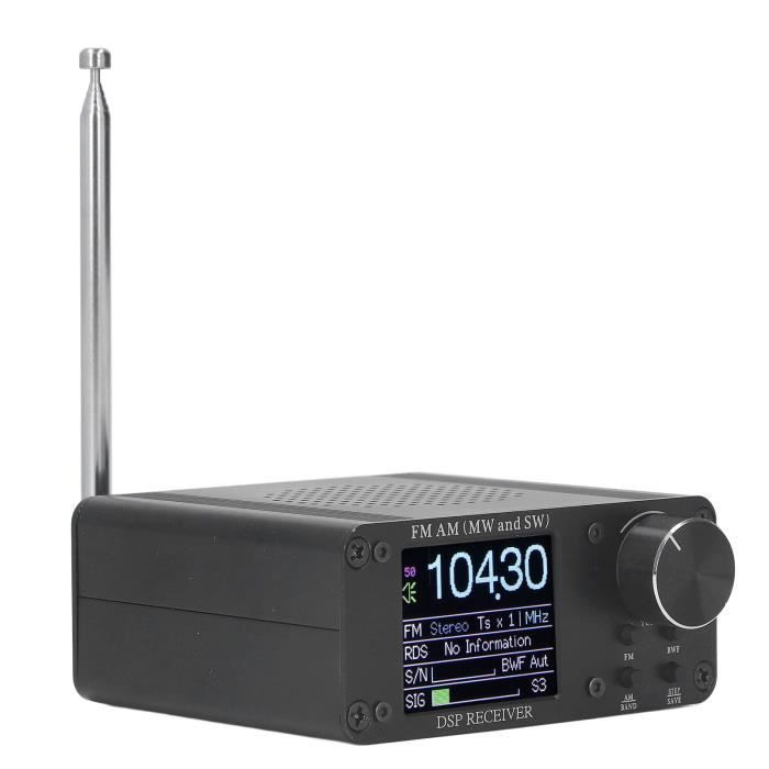 Radio Portable à Ondes Courtes Pleine Bande, AM FM SW LW World Band Radio Bonne Réception, Radio à Ondes Courtes Avec La Meilleure Réception, Longue