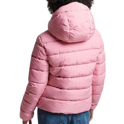 Veste rembourree Superdry Spirit pour Femme Rose Polyester Fermeture eclair Rose Cdiscount Pret a Porter