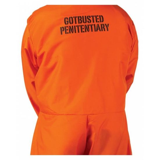 Déguisement Homme PRISONNIER Orange M//L Cinéma Clips Jackson NEUF Pas cher