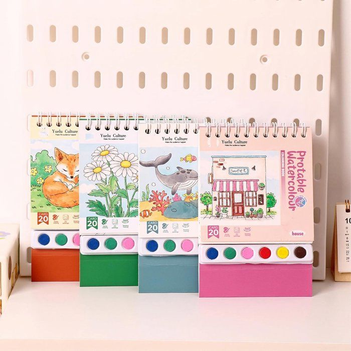 VINGVO Livre de coloriage pour enfants Enfants dessin à l'eau coloriage