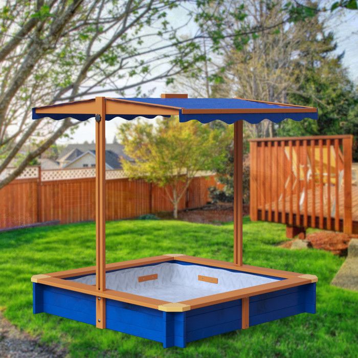 Bac à sable SucceBuy, Carré HDPE, Extérieur Jardin, 3-12 Ans Bac à sable SucceBuy, Carré HDPE, Extérieur Jardin, 3-12 Ans