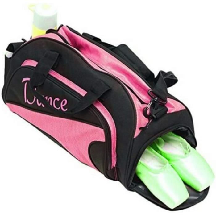 Sac De Sport Fille Enfant – Avec Compartiment Chaussures & Poche Humide, Idéal Piscine, Gym, Danse & Voyage