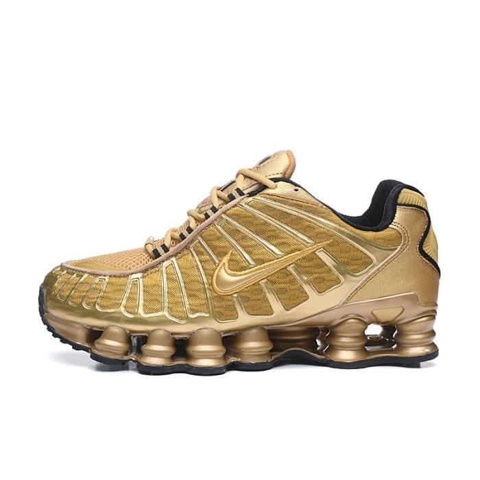 Nike shox doré new arrivals