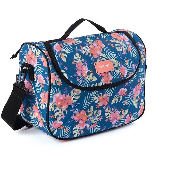 RIP CURL Sac Bandouli re Motifs Fleuri Bleu Cdiscount