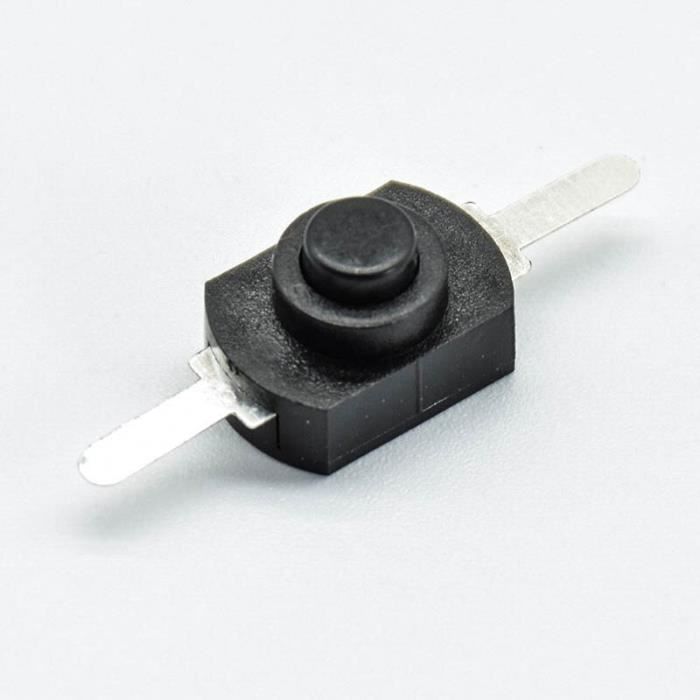Mini interrupteur à bouton poussoir pour torche électrique, 10