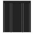 Armoire de Rangement ,Penderie Dressing en Tissu Non-tissé 5 Etagères 12 grille 150x45 x175-Noir-2
