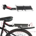 Alliage d'aluminium VTT vélo siège arrière bagages étagère porte-bagages accessoire de cyclisme-FAS-2