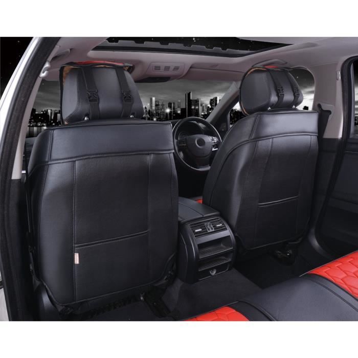 Dinohhi Lot De 2 Housses De Siège De Voiture En Cuir Synthétique De