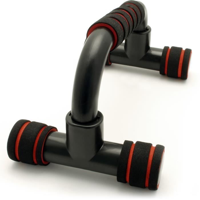 CampTeck Poignées De Musculation Pour Câble – Paire, Mousse Ou PU, Avec Mousquetons Et Sac De Transport