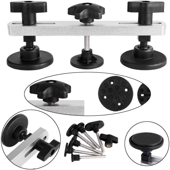 Kit Carrosserie Kit Débosselage Sans Peinture VEVOR 107 Pièces - Extracteur Doré, Colle, Ventouses - Réparation Carrosserie Debosselage Carrosserie