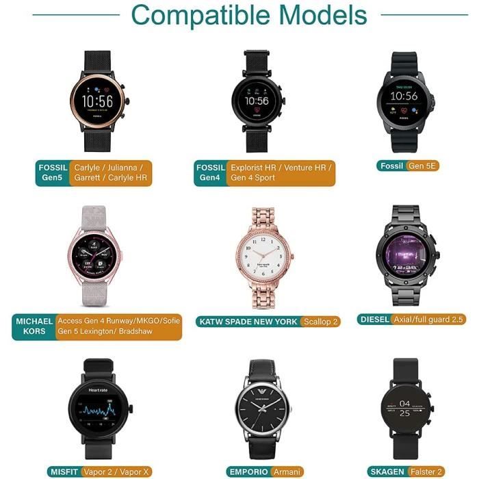 Emporio armani connected smartwatch charger discount