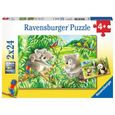 Puzzle Animaux - Ravensburger - Koalas et pandas - 2x24 pièces - Mixte-3