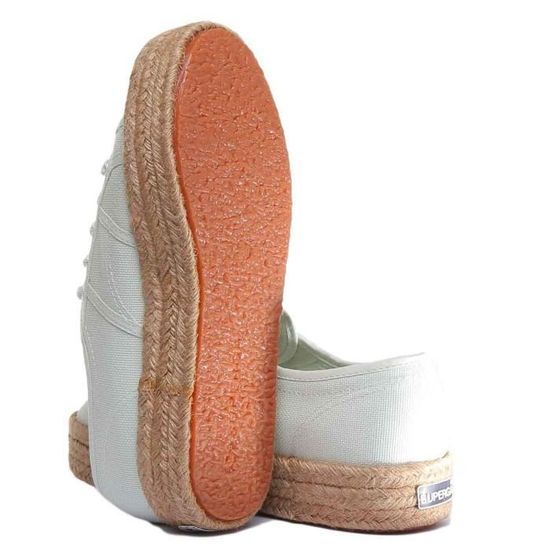 Baskets compens es femme SUPERGA 2730 COTROPEW Canvas Vert