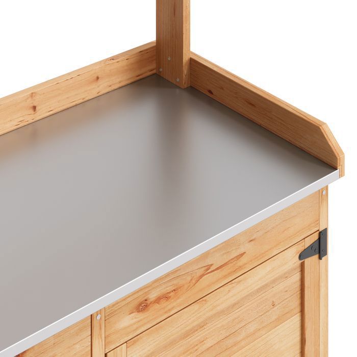 TABLE DE REMPOTAGE En Bois Table De Jardinage Avec Évier Amovible