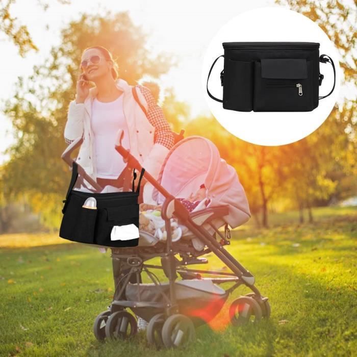 Organisateur de poussette pour landau, contient 2 porte-gobelets pour produits pour