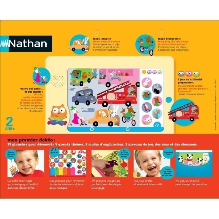 Nathan Dokeo ..jeu éducatif ..première tablette à partir de 2 ans Nathan Dokeo ..jeu éducatif ..première tablette à partir de 2 ans
