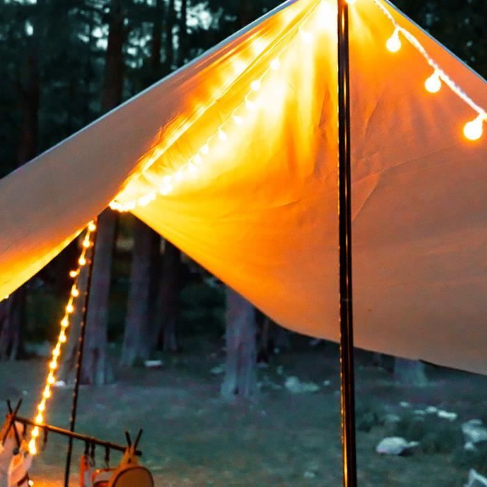 Fdit Guirlandes lumineuses de camping à LED Guirlande lumineuse de