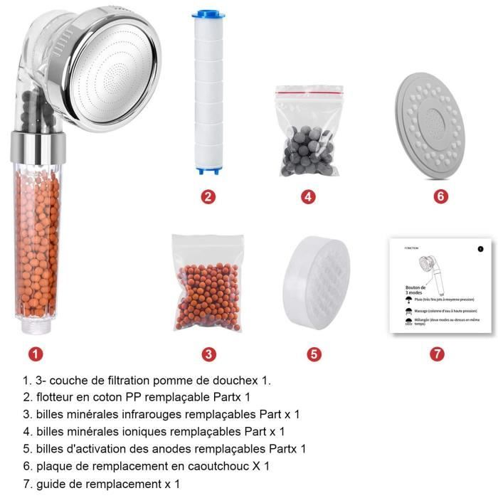 Pommeau Douche Anti Calcaire Economie Deau - Pommeau De Douche