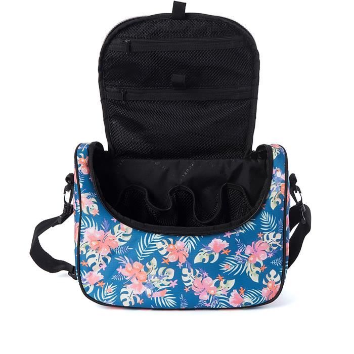 RIP CURL Sac a Bandouliere a Motifs Fleuri Bleu Cdiscount Bagagerie Maroquinerie