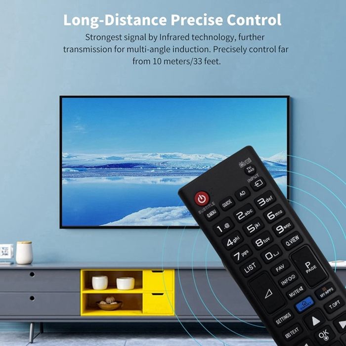 Universele Afstandsbediening Voor LG TV – Vervangt AKB74475404, AKB73715604 En Vele Andere Modellen