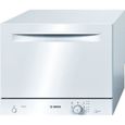 Lave-vaisselle pose libre BOSCH SKS51E22EU - 6 couverts - Moteur induction - Largeur 55,1 cm - Classe A+ - 48 dB - Blanc-0