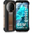 DOOGEE S110 Smartphone Robuste 20Go + 256Go Caméra 50MP 6,58'' FHD+ IP68 Étanche Téléphone 10800mAh NFC Double SIM 4G GPS - or-0