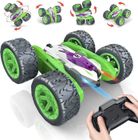 Voiture télécommandée ATOPDREAM 4WD - Rotation à 360° - Lumières fraîches - Cadeaux pour les garçons - Vert
