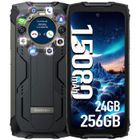 Blackview BV9300 Pro Smartphone Robuste 24Go + 256Go 15080mAh 6.7" 50MP Téléphone Portable Incassable NFC GPS - Noir