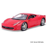 458 ITALIE - Bburago 1:24 2021 Ferrari 488 Pista Voiture Modèle En Métal Moulé Sous Pression Modèle Enfants J
