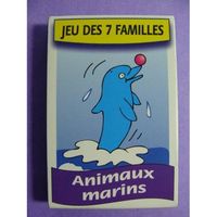 Jeu de 7 familles "Animaux marins" (42 cartes) [J