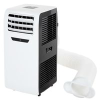 ECD Germany Climatiseur Portable, Unité de Conditionnement 5en1, Refroidisseur d'Air, Silencieux,Ventilateur 3 Niveaux