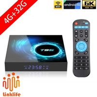 Android tv box tv android 10 T95 Smart TV BOX Wifi BT 4G 32Go H616 6K Netflix Google Store Boîte multimédia box Android