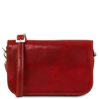Tuscany Leather - Carmen - Sac bandoulière en cuir avec rabat - Rouge (TL141713)