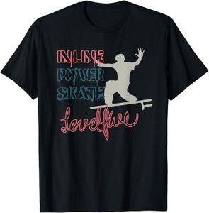 SKATEBOARD - LONGBOARD Skateboard patineur en ligne Power Skate Gift T-Shirt.[Z1372]