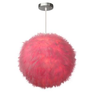 PLAFONNIER LUSTRE SUSPENDU ABAT-JOUR GLAMOUR