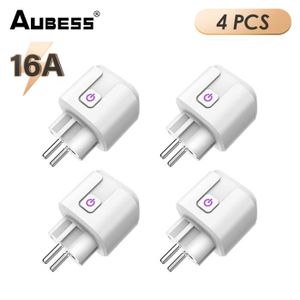 PRISE 16A 4PCS-Aubess – Mini prise intelligente SP10 Tuy