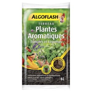 TERREAU - SABLE Algoflash Terreau Plantes Aromatiques Tomates et L
