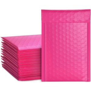 Lot De 35 Enveloppes à Bulles 25x30 Cm - Rose, Rembourrées, Auto-adhésives, Pour Envoi Postal Ou Cadeaux