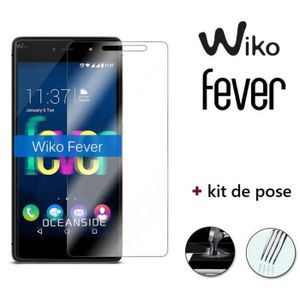 FILM PROTECT. TÉLÉPHONE vitre ecran protection verre trempe wiko fever