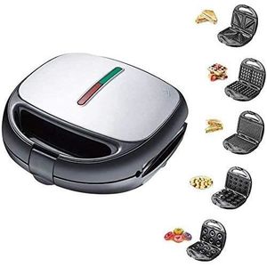 CBE Elettrodomestici 8010100CR Ferratelle Bo/îte /à biscuits /électrique ronde 600 W Chrom/é
