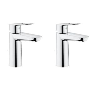 ROBINETTERIE SDB Grohe Lot de 2 Robinets lavabo BauLoop - Taille M