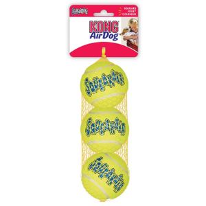 JOUET KONG Lot de 3 balles de tennis Air Squeaker M - Po