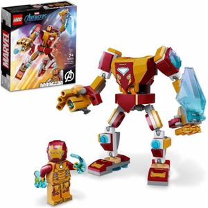 ASSEMBLAGE CONSTRUCTION LEGO® 76203 Marvel L’Armure Robot d’Iron Man, Set Figurine Action Avengers, pour Enfants +7 ans à Collectionner