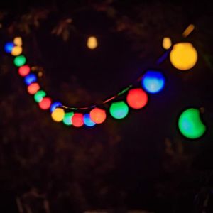 GUIRLANDE LUMINEUSE INT LED Guirlande lumineuse multicolores de 9,5 m avec