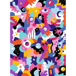 PUZZLE Puzzle 500 pièces - Nathan - Amour tropicosmique I