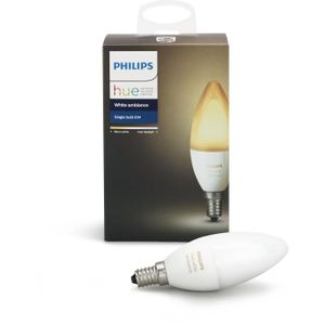 Sotel  Philips Hue White ambiance Flamme - Ampoule connectée E14 - (pack  de 2)