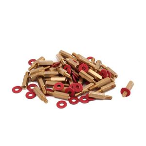 sourcingmap/® M3 x 30mm x 36mm laiton filetage femelle m/âle six pans BPC Entretoise Entretoise 20Pcs